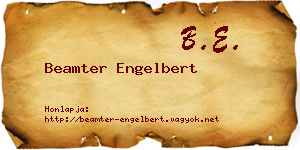 Beamter Engelbert névjegykártya